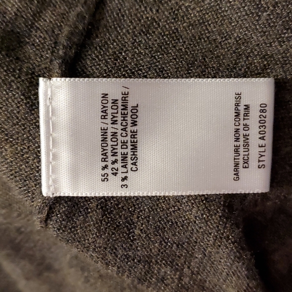 Jacob womens dress large grey knit sweater long sleeves mini low waist - Picture 7 of 7